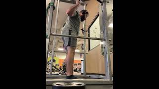 Beltless 270 Improving beltless threshold strengthtraining beltless squat [upl. by Poore115]