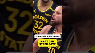 Was Steph telling this to Klay [upl. by Guria]