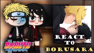 Naruto and Sasuke react to borusara BORUTOgacha club [upl. by Calysta]