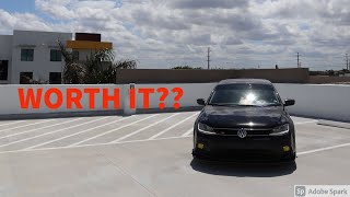 14T Jetta Unitronic Stage 2  POV Review  FBO [upl. by Hazeghi765]