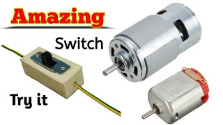 How to Make DC Motor Reverse Forward Switch  motor electronic [upl. by Lurleen700]