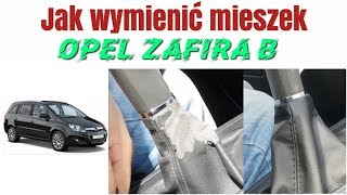 Opel Zafira B wymiana mieszka dźwigni zmiany biegów [upl. by Sopher]