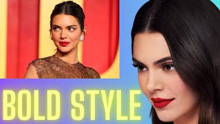 Kendall Jenners BOLD Dress At Vanity Fair Oscars Party [upl. by Enitsenrae]