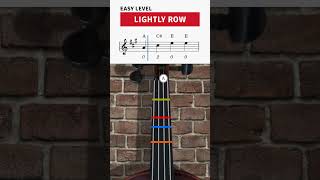 HOW TO Play Lightly Row on Violin for Beginners Easy Tutorial shorts [upl. by Jankey]