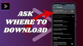 How To Turn On Ask Where To Download On Youtube Vanced [upl. by Aerbma]