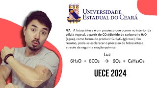 UECE 2024  A fotossíntese é um processo que ocorre no interior da célula vegetal a partir do CO2 [upl. by Lehmann]