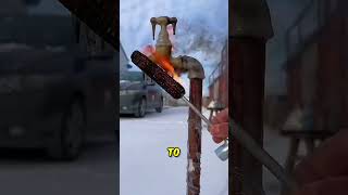 How to Melt Frozen Taps in Cold Countries 😯❤️ [upl. by Leontyne]