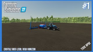 land zaaien  CASTILE AND LEON NEW HORIZON  farming simulator 22  Episode 1 [upl. by Emoryt46]