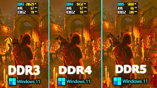 DDR5 vs DDR4 vs DDR3 Ram [upl. by Petta]