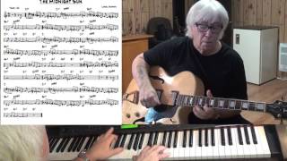 The Midnight Sun  Jazz guitar amp piano cover  Lionel Hampton [upl. by Dihaz]