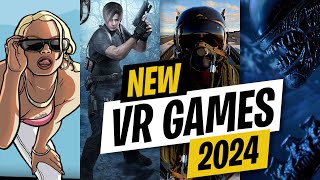 80 NEW VR GAMES 2024  QUEST 3 QUEST 2 PSVR2 PCVR [upl. by Ecyak]