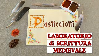 🪶📖 LABORATORIO di SCRITTURA MEDIEVALE Tutorial  Il duro lavoro dei Monaci Amanuensi 😇📚 [upl. by Alvar]