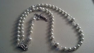 How To Make A Simple 5 Decade Catholic Rosary [upl. by Demeter156]