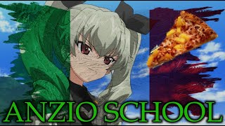 Girls und panzer Anzio highschool inno dei giovani fascisti [upl. by Wardlaw]