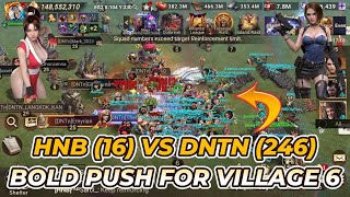 HNB vs DNTN Battle for Village 6  Doomsday Last Survivors [upl. by Enohpesrep815]