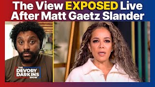 The View EXPOSED Live on Air for Matt Gaetz Slander [upl. by Ebberta150]