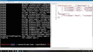 Powershell JSON tables [upl. by Lloyd]