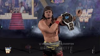 WWE 2K23KOTR 93 Cage Match Shawn Michaels vs Intercontinental Champion Marty Jannetty [upl. by Annaeoj429]