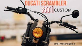 Ducati Scrambler 800 CUSTOM  by Unik Motorcycles [upl. by Ennahgiel]