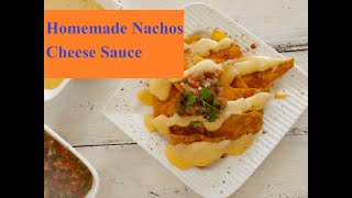 Homemade Nachos cheese sauce recipe  How to make Nachos at Home  Mexican Nacho Recipe [upl. by Neron]