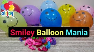 Smiley Balloon ManiaASMRBalloons funSmileEverydayJoyfulCreations [upl. by Mirielle]