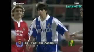 BenficaFC Porto 00 199293  Jogadas de golo lances polémicos etc [upl. by Nya171]