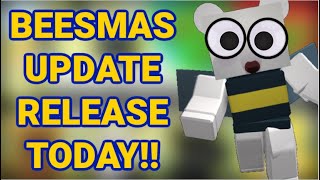 BEESMAS UPDATE RELEASE TODAY Bee Swarm Simulator  Roblox [upl. by Berta97]