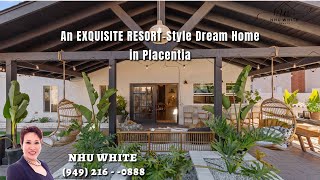 An EXQUISITE RESORTStyle Dream Home in Placentia [upl. by Netty]