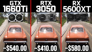 RTX 3050 vs GTX 1660 Ti vs RX 5600 XT tested in 16 Games  Highest Settings  1080p  1440p [upl. by Hamburger]