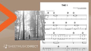 the 1 Sheet Music  Taylor Swift folklore  Piano Vocal amp Guitar [upl. by Akinnor]