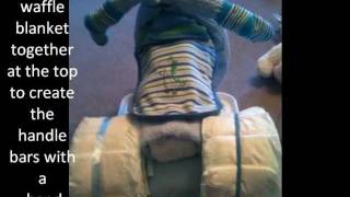 How I made How to make a diaper tricycle cake [upl. by Breena174]