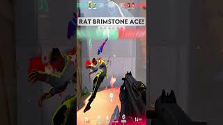 Rat Brimstone Ace 🐭🐭 valorant [upl. by Oglesby]