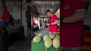 Pro Unboxing Durian in Malaysia 🤯  Fruit Cutting [upl. by Placido]