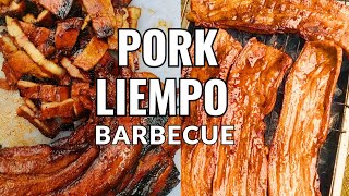 SUPER YUMMY PORK LIEMPO BARBECUE  GRILLED PORK LIEMPO RECIPE  With Pork Barbecue sauce recipe [upl. by Gereron9]