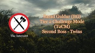 LOTRO  Barad Guldur BG T2CM  Second Boss Twins  Level 95 [upl. by Olodort]