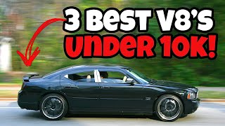 3 BEST V8 Cars Under 10k [upl. by Merrow]