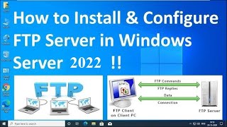 FreeWindowsServer2022 Lession17 Configure FTP with Advance NTFS Permission in Windows Server 2022 [upl. by Aileek882]