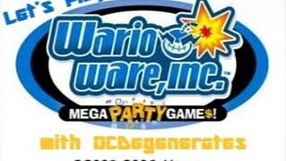 Microgame Challenge  Lets Play WarioWare Inc Mega Party Game [upl. by Baerman472]