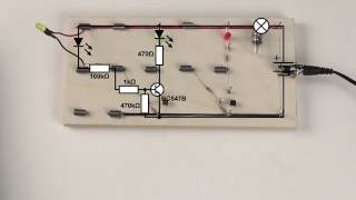 Elektronicaplankje 3 transistor [upl. by Nike]