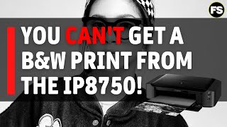 Is the Canon iP8750 good for Black amp White print  Fotospeed  Paper for Fine Art amp Photography [upl. by Nosro607]