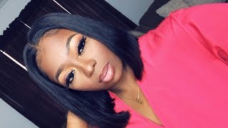 FLAWLESS Closure Blunt Cut Bob  Celie Hair [upl. by Burget990]