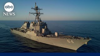 LIVE Defense Department officials deliver remarks on Navy destroyer missile incident  ABC News [upl. by Hacceber]