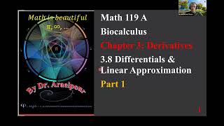 2024 Fall Section 38 Differentials amp Linear Approximation [upl. by Esylle]