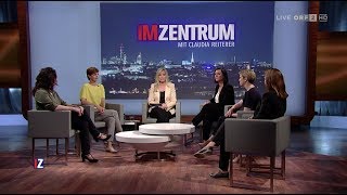 IM ZENTRUM  Dreikampf um den Kanzler  Spitzenvertreterinnen  272017 [upl. by Imoyaba]