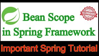 Bean Scope in Spring  Singleton Scope  Prototype Scope  Bean Scope in Spring MVC [upl. by Teirtza]