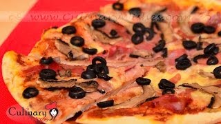 Pizza Prosciutto e Funghi Recipe [upl. by Downing237]