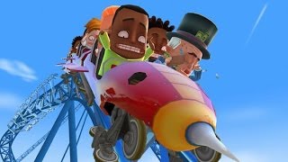 Coaster Crazy  iOS GamePlay TrailerRollerCoaster Game [upl. by Letha]