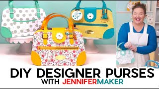 Paper Purses Handbags amp Wallets  How to Make Unique Designer Gift Bags [upl. by Cookie]