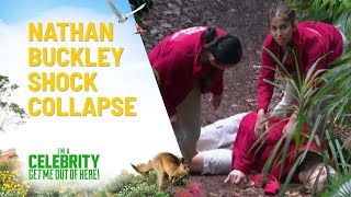 Nathan Buckleys Shock Collapse  Im A Celebrity Get Me Out Of Here Australia  Channel 10 [upl. by Pickford148]