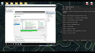 Part 2 e Implement a failover clustering service ensuring a fault tolerant system [upl. by Oam719]